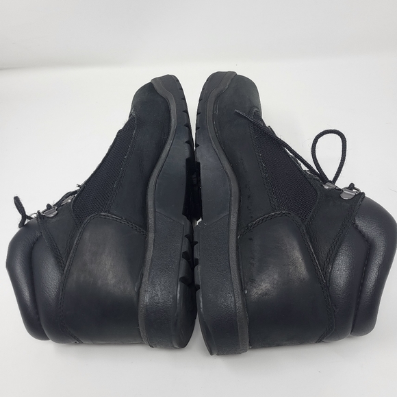 Timberland Field Boots Black Waterproof Leather Men Size 7 Youth 7 Women 8.5 - Picture 8 of 14